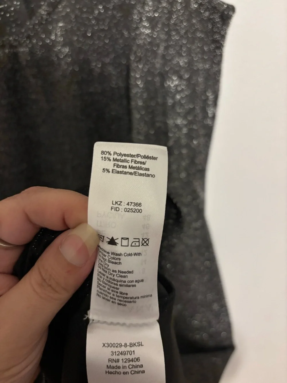 Lascana Sleeveless Shimmer Midi Dress in Black - Picture 4 of 5